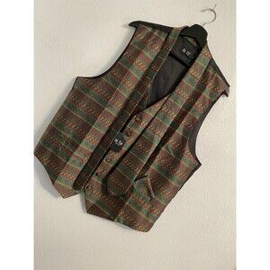 NWT 4 Pc Hi Tie XL Holiday Christmas Vest, Tie, Cuff Links, Handkerchief C6